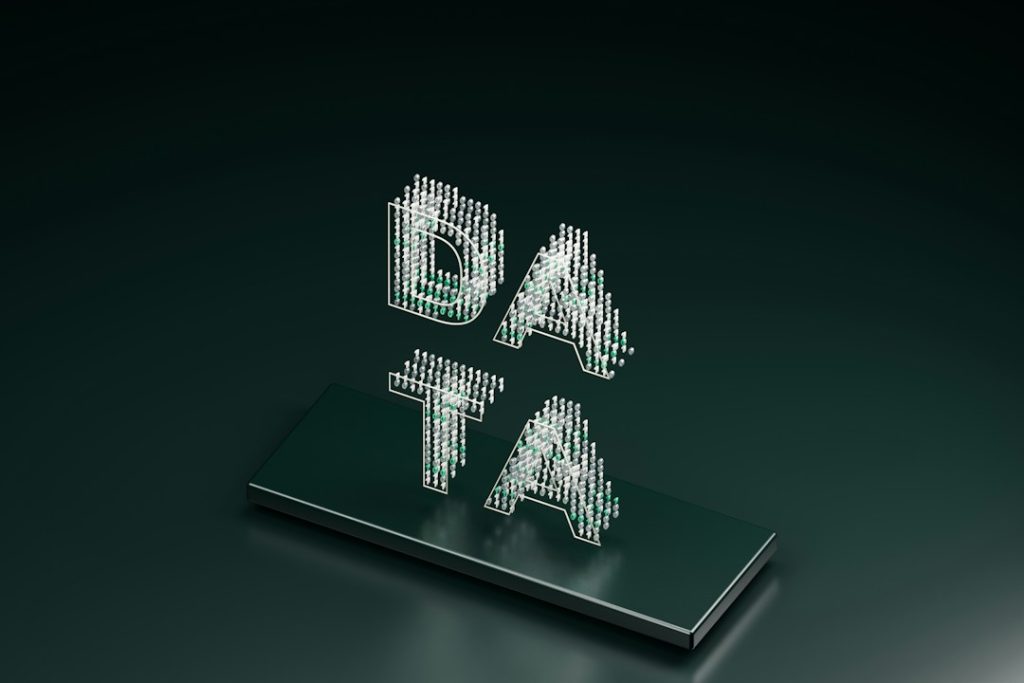 Ilustrasi teknologi digital dan jaringan internet modern